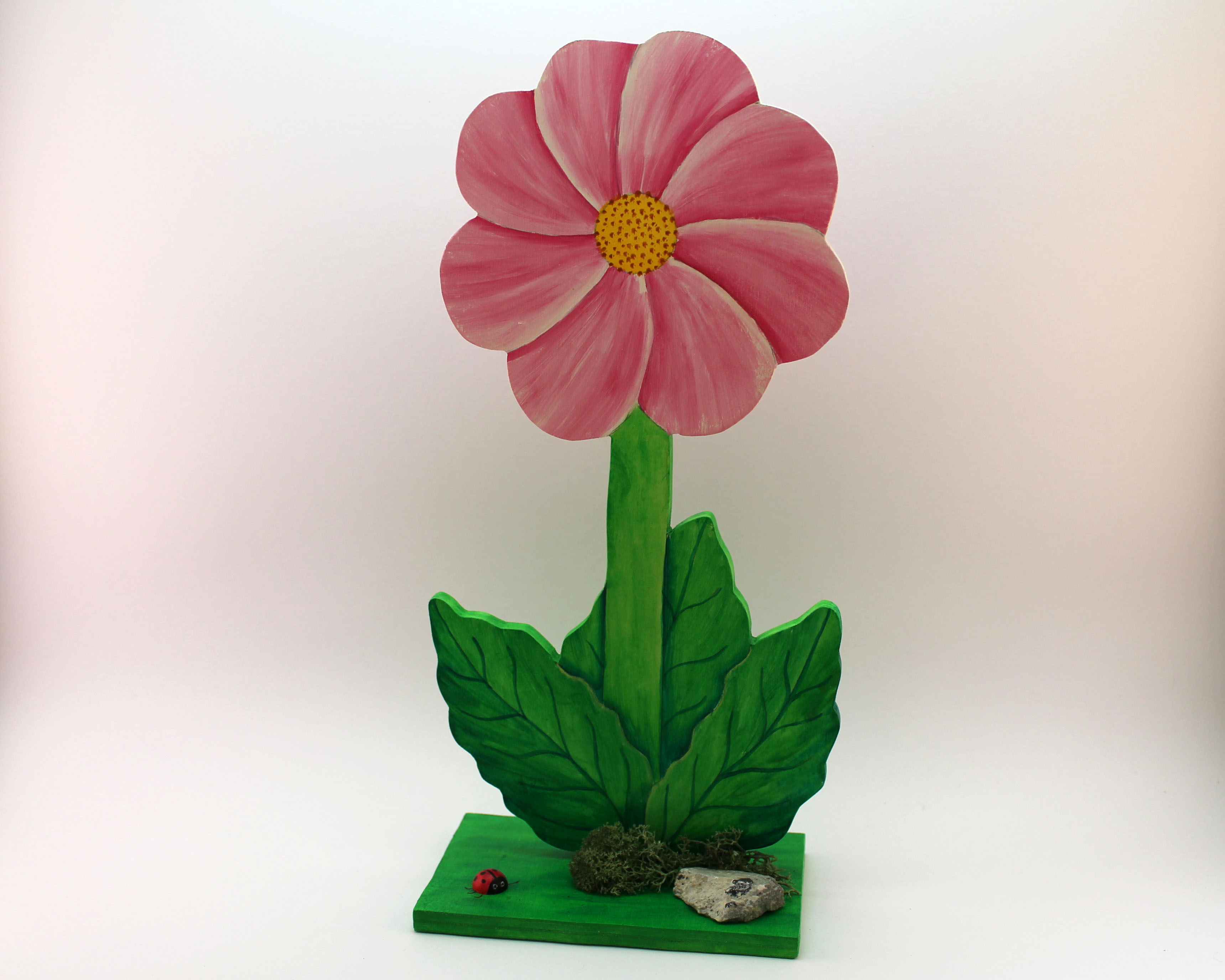 Deko Blume aus Holz | Holzdeko online-Shop | Unikate Holzfiguren